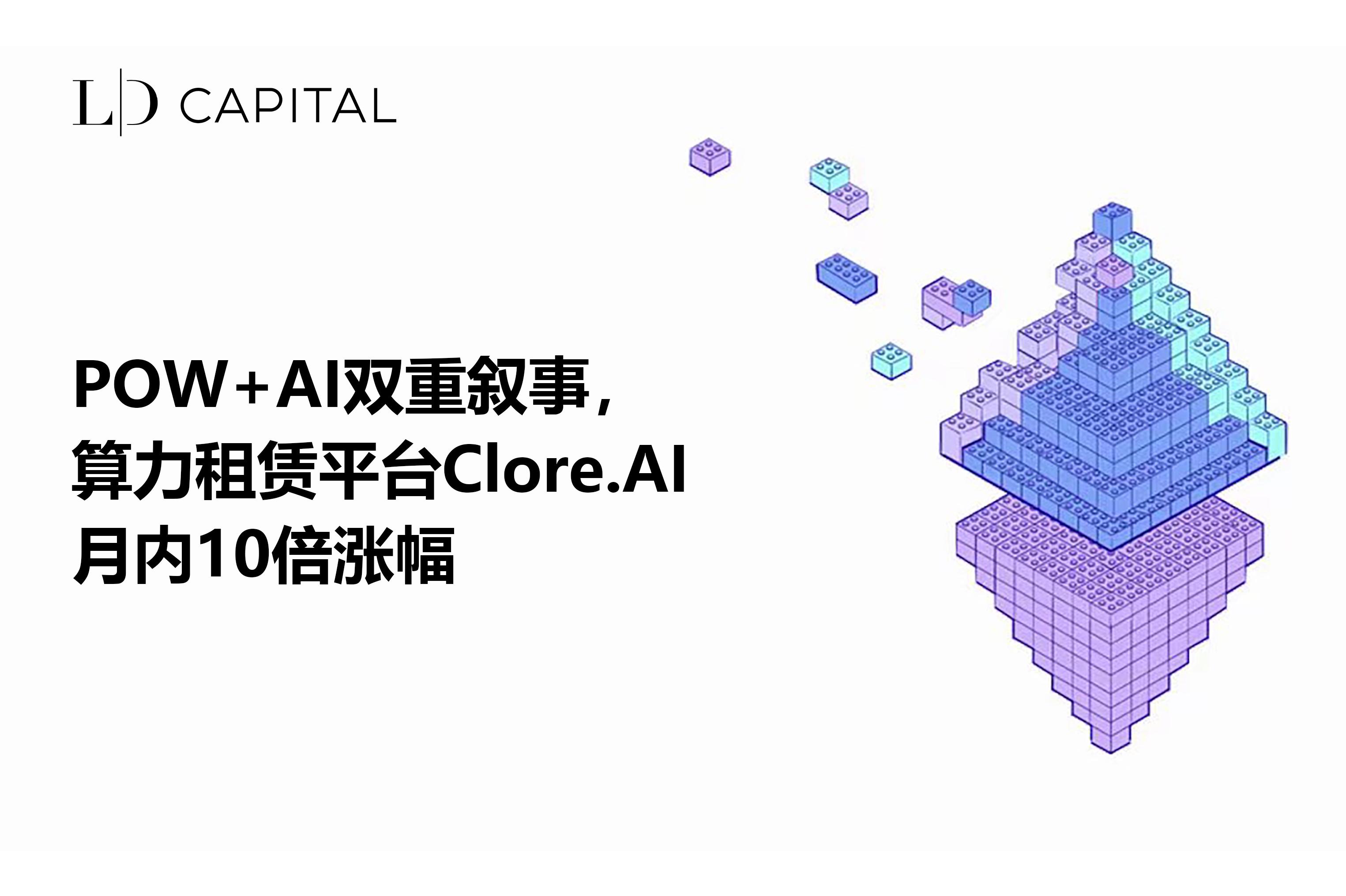 LD Capital解读Clore.AI：POW+AI双重叙事，代币价格月内飙升10倍